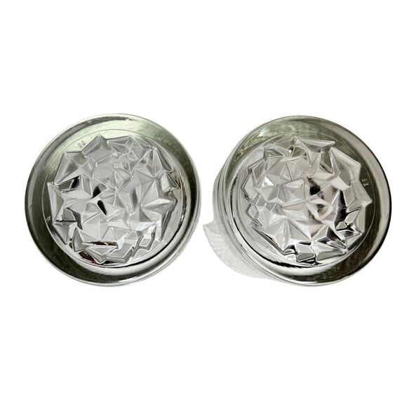 Collectible Set of 2 Heavy Diamond Cut The Glenlivet Rocks Whiskey Glasses EC - Picture 4 of 8